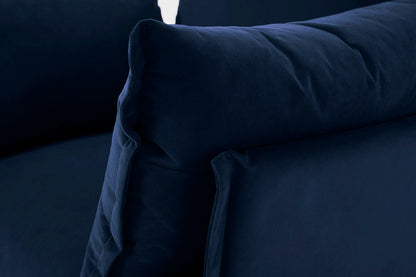 Sessel Model 06, Indigoblau