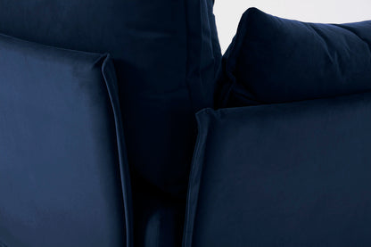 Sessel Model 06, Indigoblau