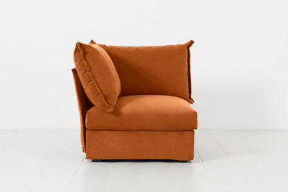 Eckmodul für modulares Sofa Model 06, Bronze