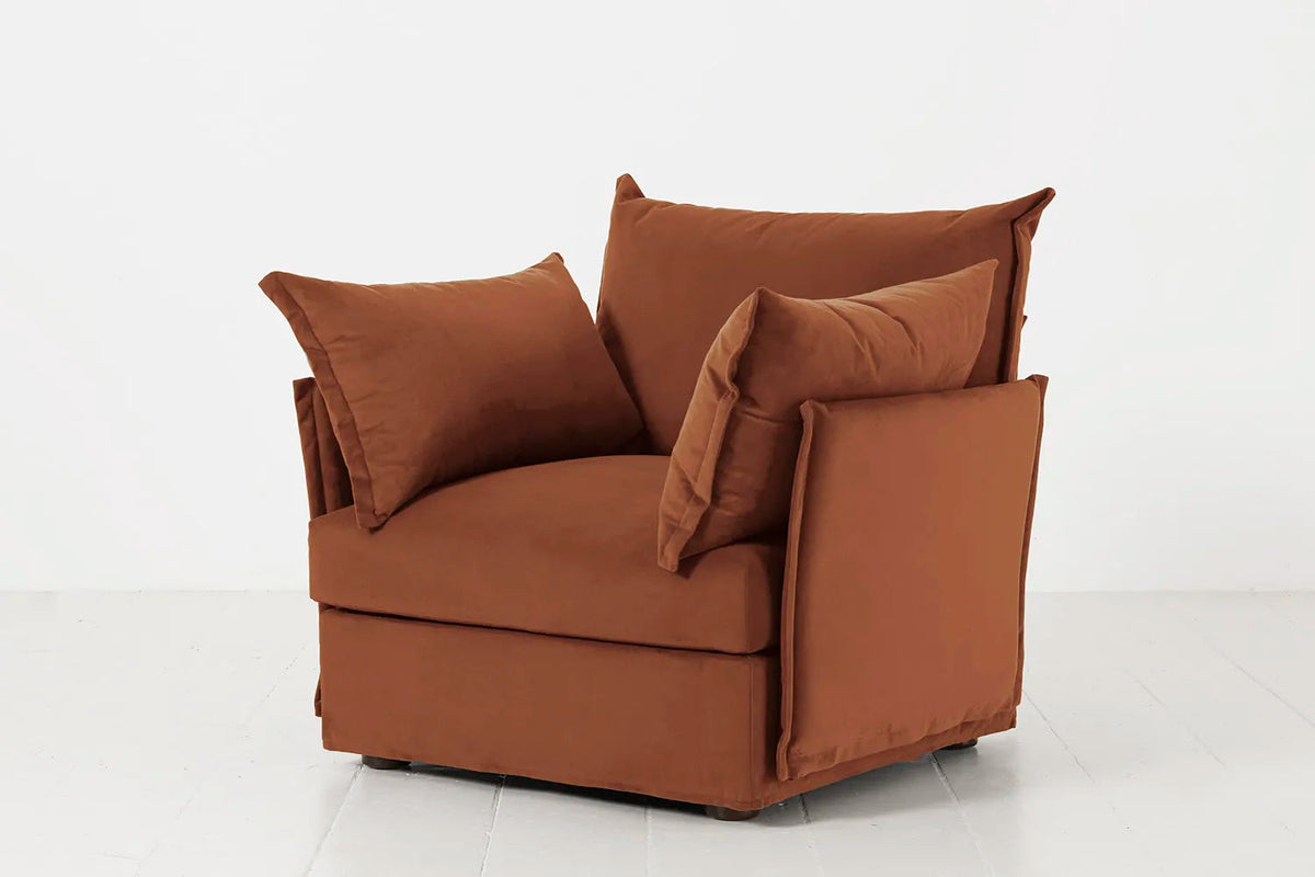 Sessel Model 06, Umbrabraun