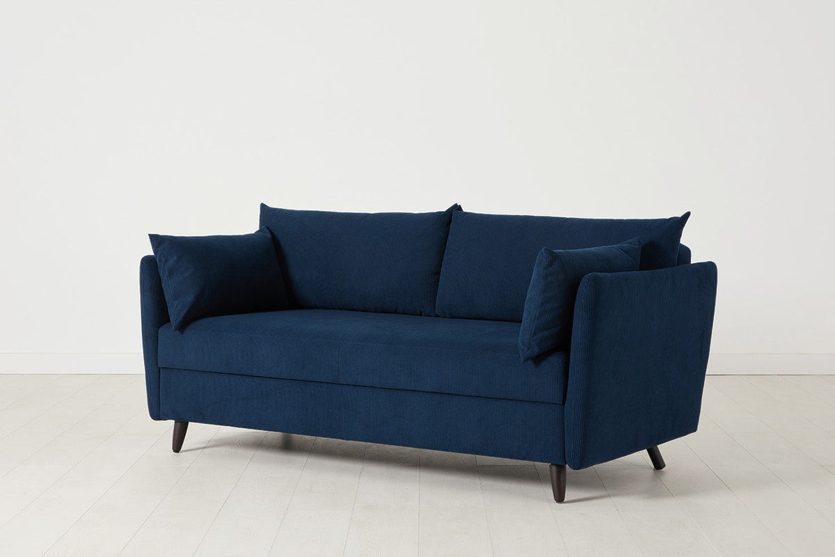 2,5-Sitzer-Schlafsofa Model 08, Atlantikblau