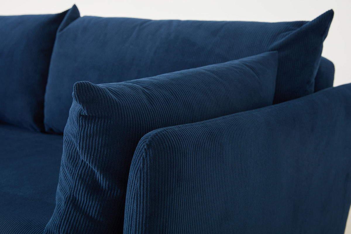 2,5-Sitzer-Schlafsofa Model 08, Atlantikblau