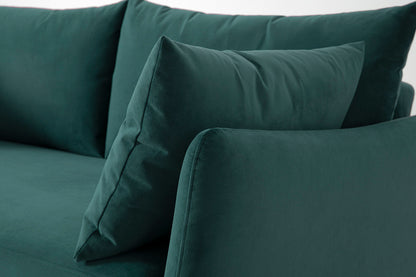 Model 08 Zweisitzer-Schlafsofa , Eisvogelblau