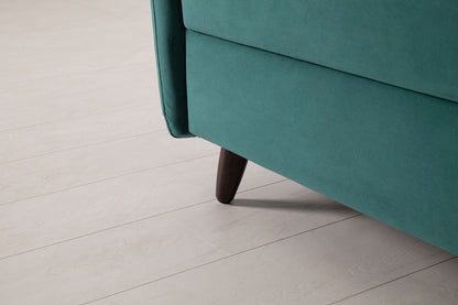 2,5-Sitzer-Schlafsofa Model 08, Eisvogelblau