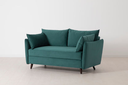 Model 08 Zweisitzer-Schlafsofa , Eisvogelblau