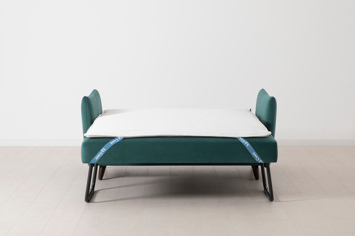 Model 08 Zweisitzer-Schlafsofa , Eisvogelblau