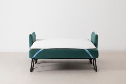 Model 08 Zweisitzer-Schlafsofa , Eisvogelblau
