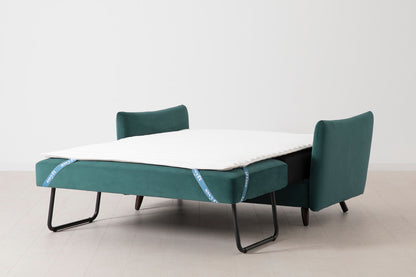 Model 08 Zweisitzer-Schlafsofa , Eisvogelblau