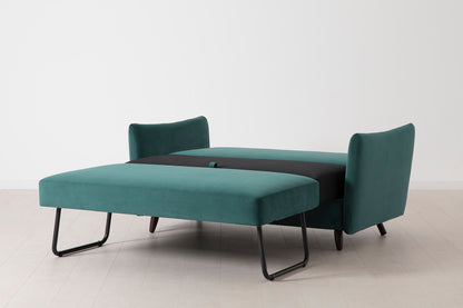 Model 08 Zweisitzer-Schlafsofa , Eisvogelblau
