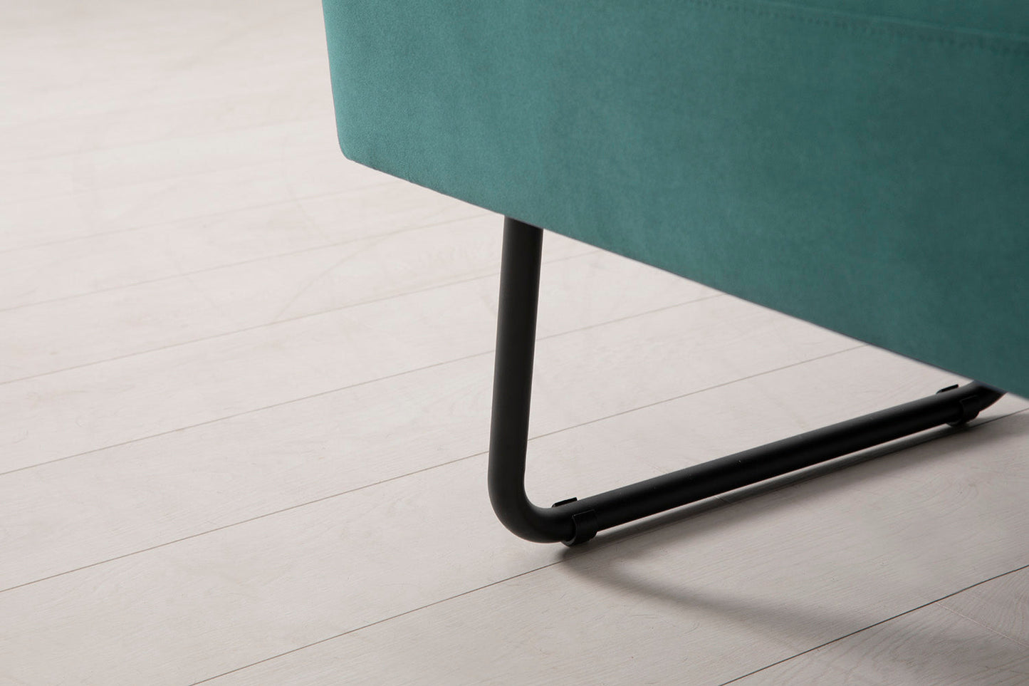 Model 08 Zweisitzer-Schlafsofa , Eisvogelblau