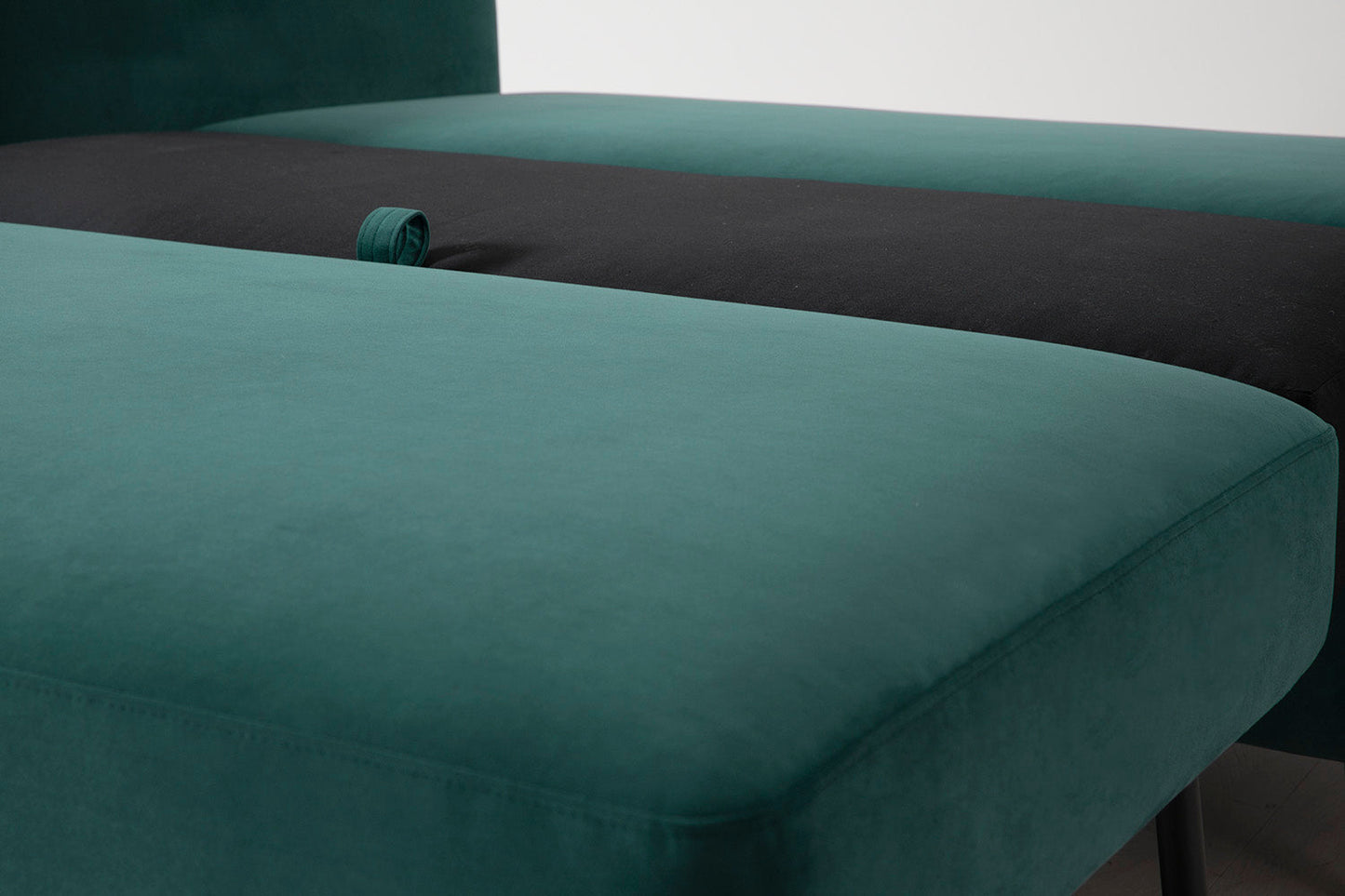 Model 08 Zweisitzer-Schlafsofa , Eisvogelblau