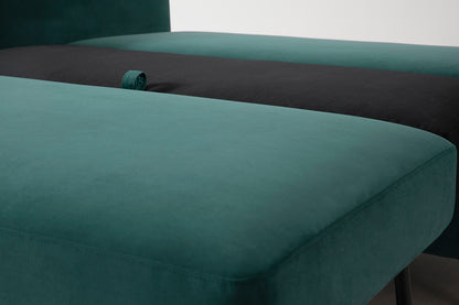 Model 08 Zweisitzer-Schlafsofa , Eisvogelblau