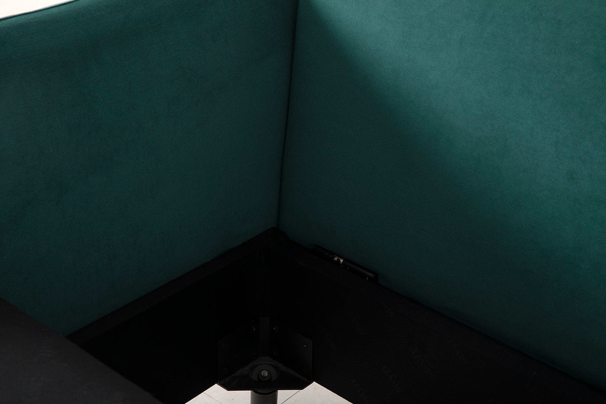 2,5-Sitzer-Schlafsofa Model 08, Eisvogelblau