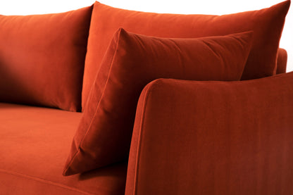 2,5-Sitzer-Schlafsofa Model 08, Paprikarot