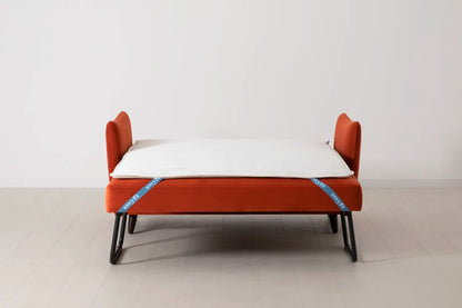 Model 08 Zweisitzer-Schlafsofa , Paprikarot