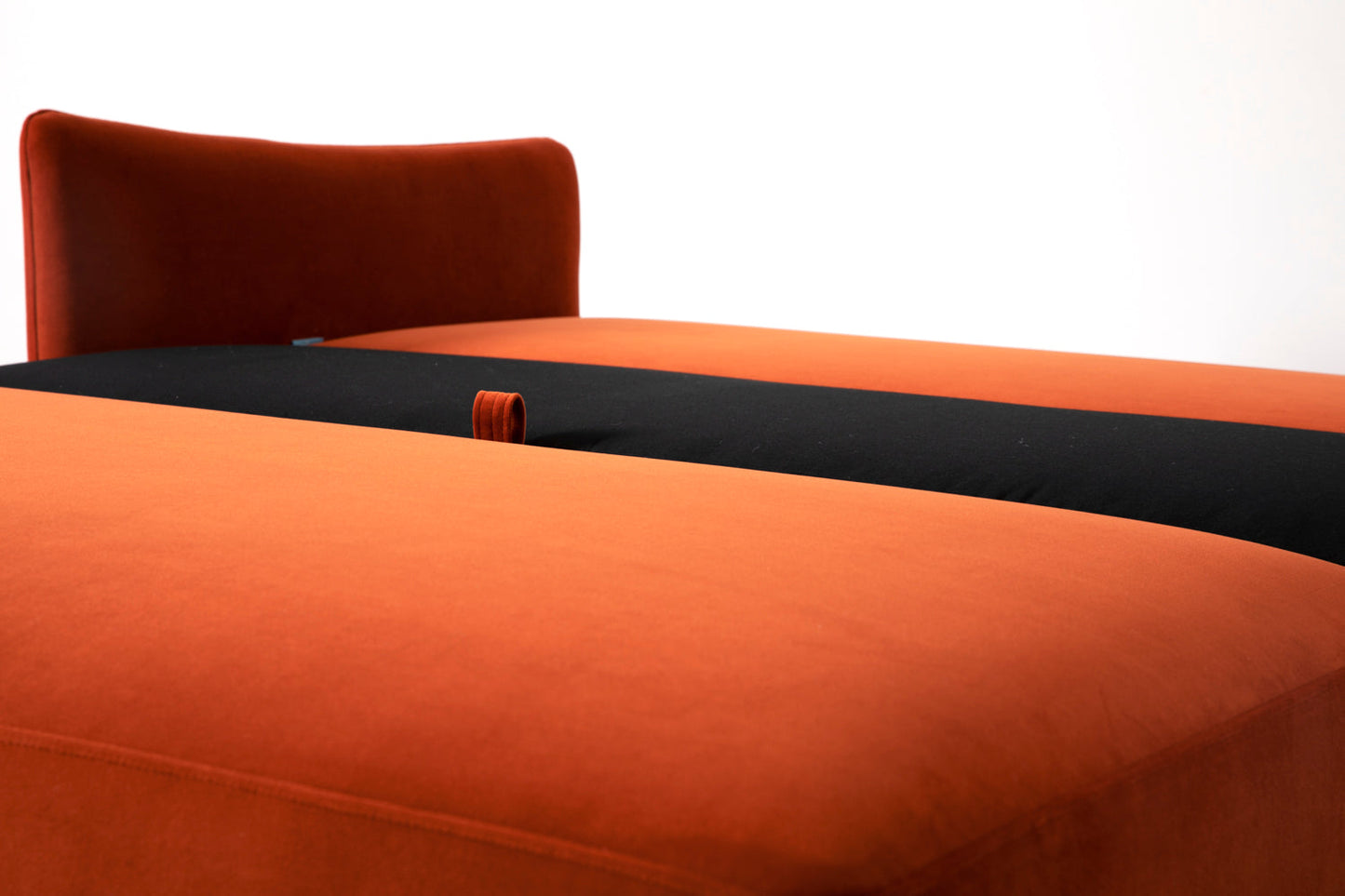2,5-Sitzer-Schlafsofa Model 08, Paprikarot