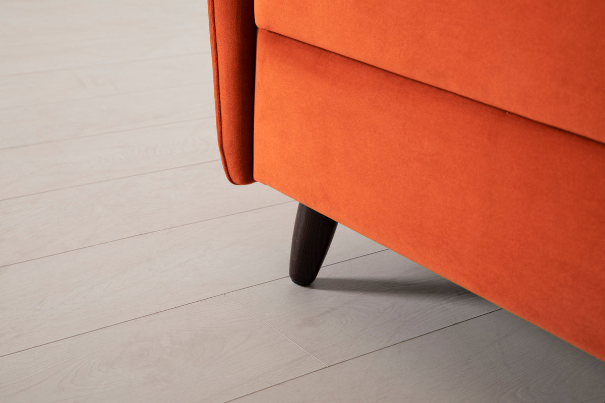 2,5-Sitzer-Schlafsofa Model 08, Paprikarot