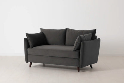 Model 08 Zweisitzer-Schlafsofa , Dunkelgrau