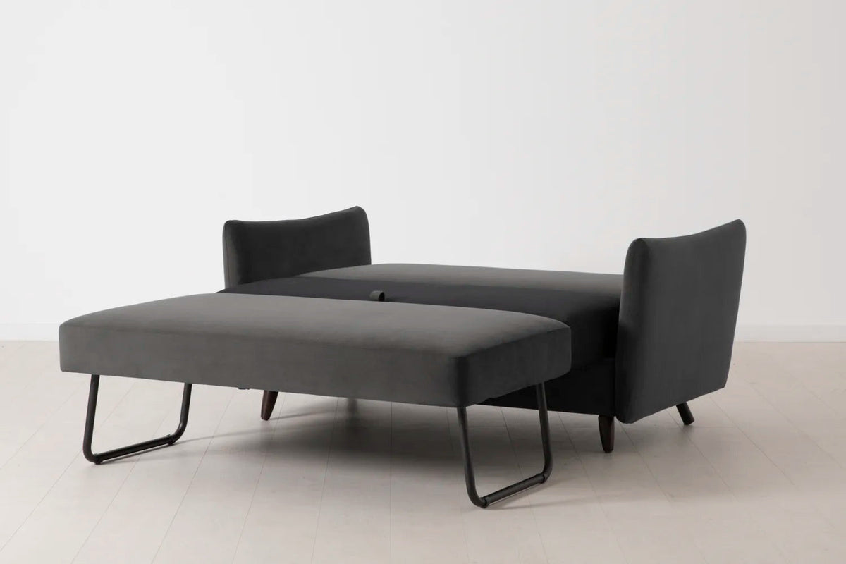 Model 08 Zweisitzer-Schlafsofa , Dunkelgrau