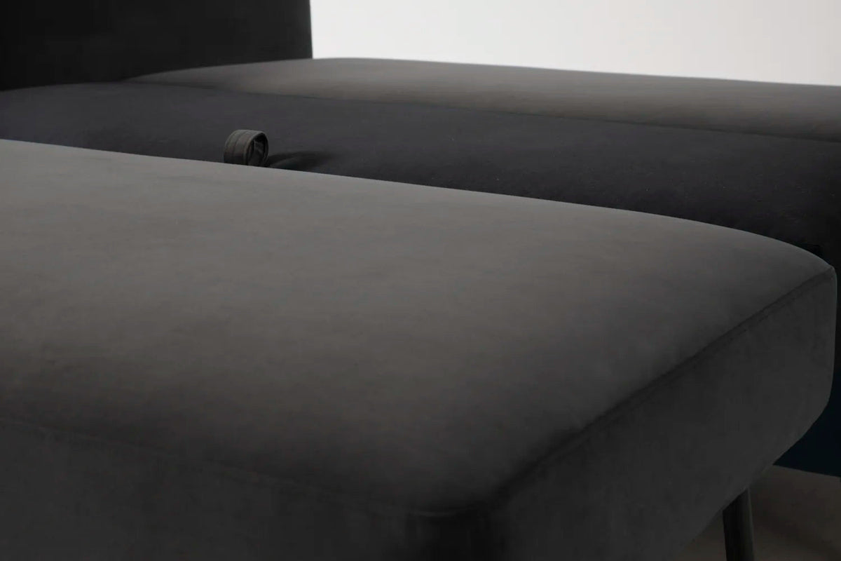 Model 08 Zweisitzer-Schlafsofa , Dunkelgrau