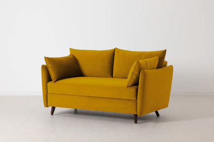 Model 08 Zweisitzer-Schlafsofa , Senfgelb