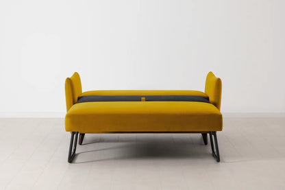 Model 08 Zweisitzer-Schlafsofa , Senfgelb