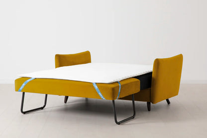 Model 08 Zweisitzer-Schlafsofa , Senfgelb