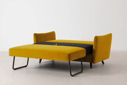 Model 08 Zweisitzer-Schlafsofa , Senfgelb