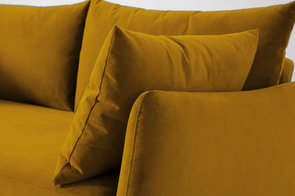 Model 08 Zweisitzer-Schlafsofa , Senfgelb