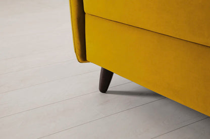 Model 08 Zweisitzer-Schlafsofa , Senfgelb