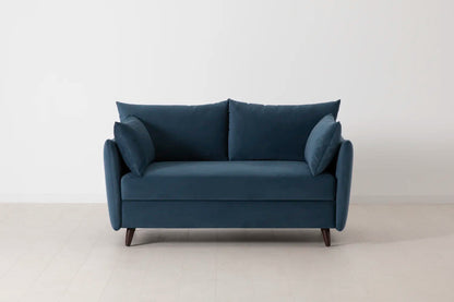 Model 08 Zweisitzer-Schlafsofa , Blaugrün