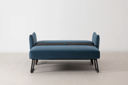 Model 08 Zweisitzer-Schlafsofa , Blaugrün