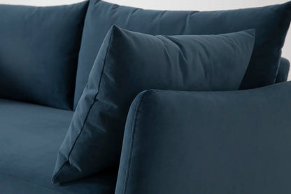 Model 08 Zweisitzer-Schlafsofa , Blaugrün