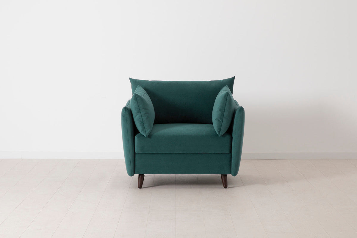 Model 08 Schlafsessel, Eisvogelblau