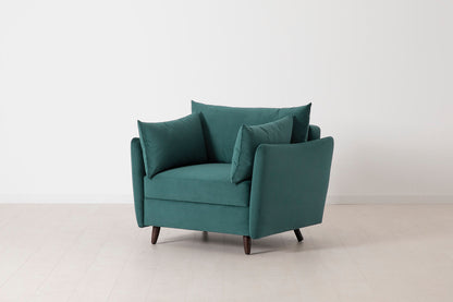 Model 08 Schlafsessel, Eisvogelblau