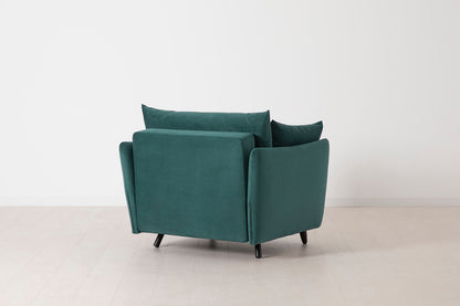 Model 08 Schlafsessel, Eisvogelblau