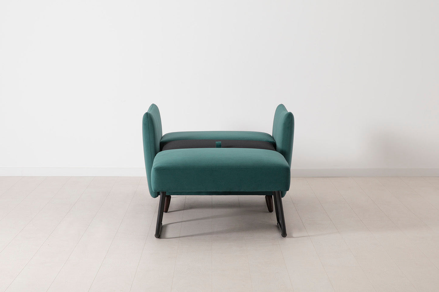 Model 08 Schlafsessel, Eisvogelblau