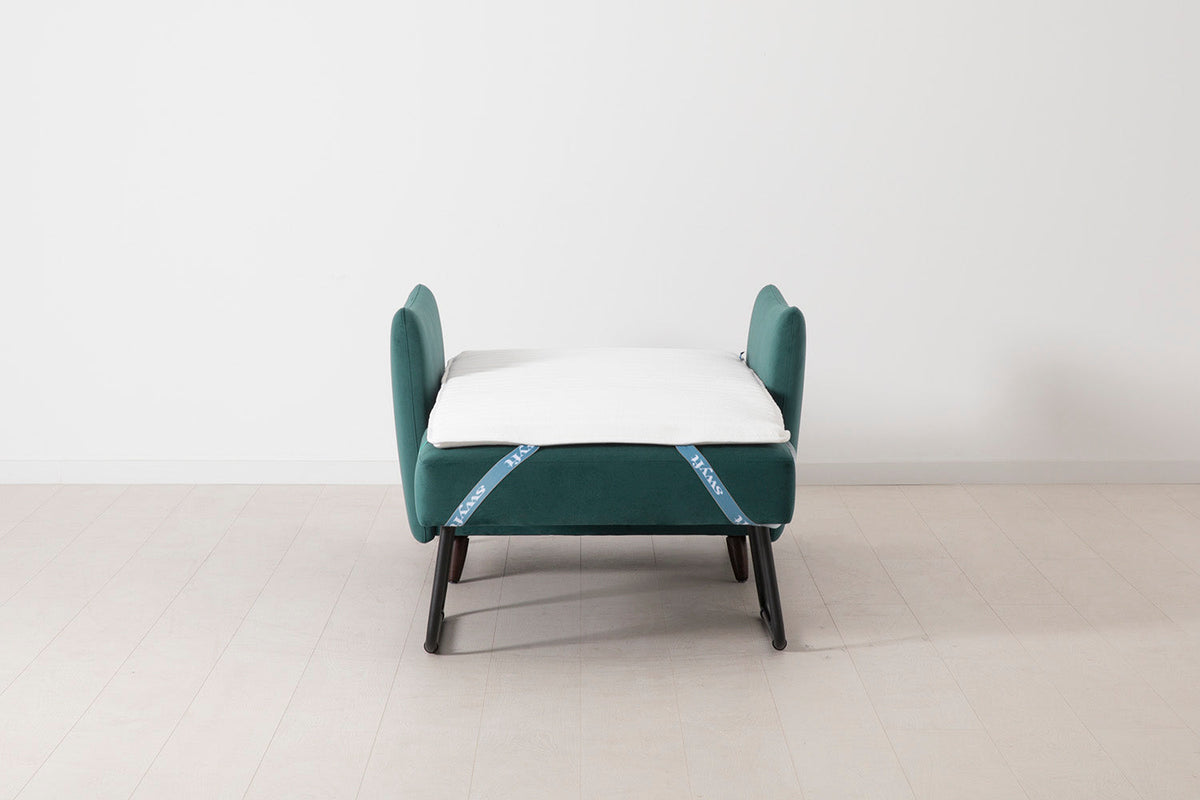 Model 08 Schlafsessel, Eisvogelblau