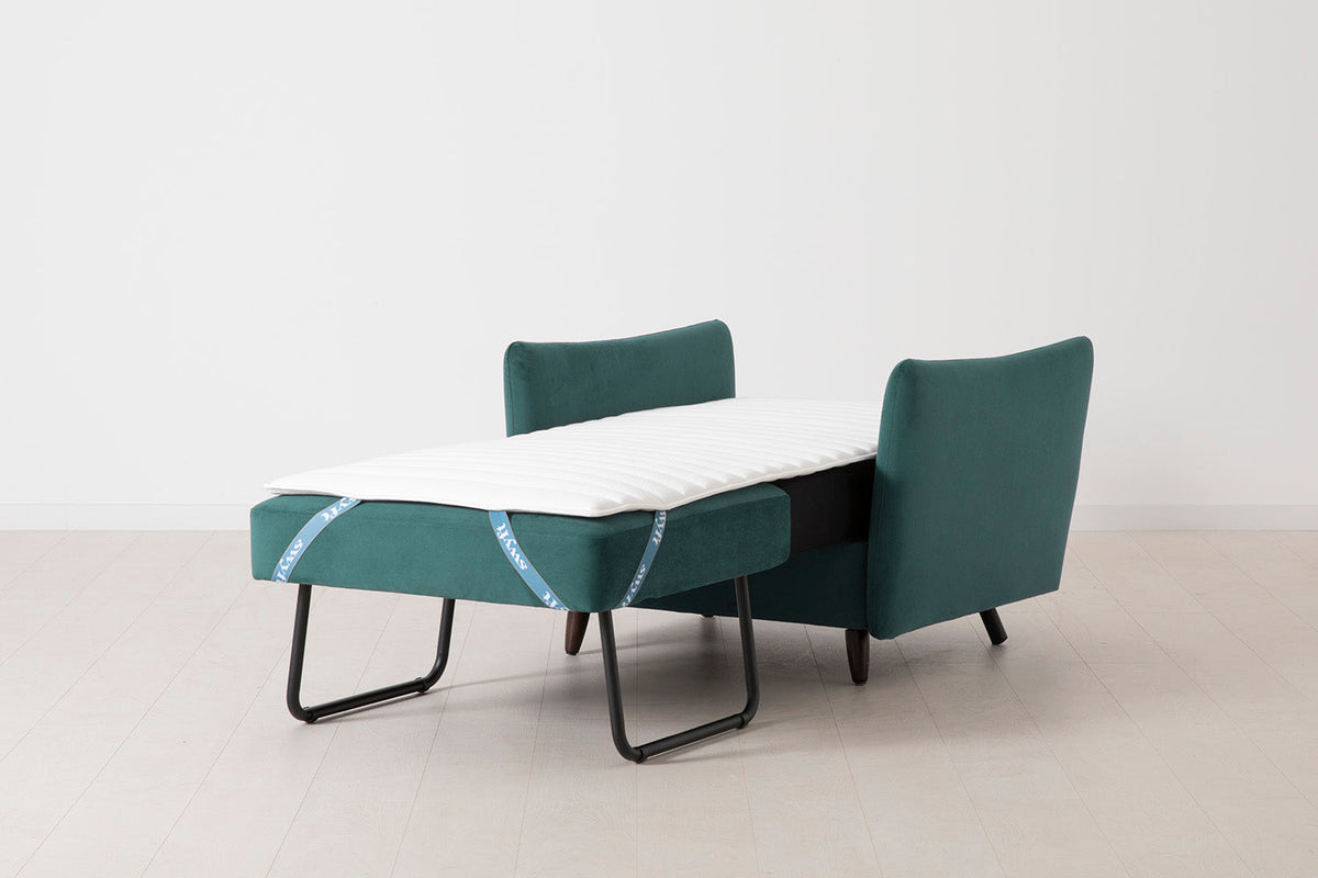 Model 08 Schlafsessel, Eisvogelblau