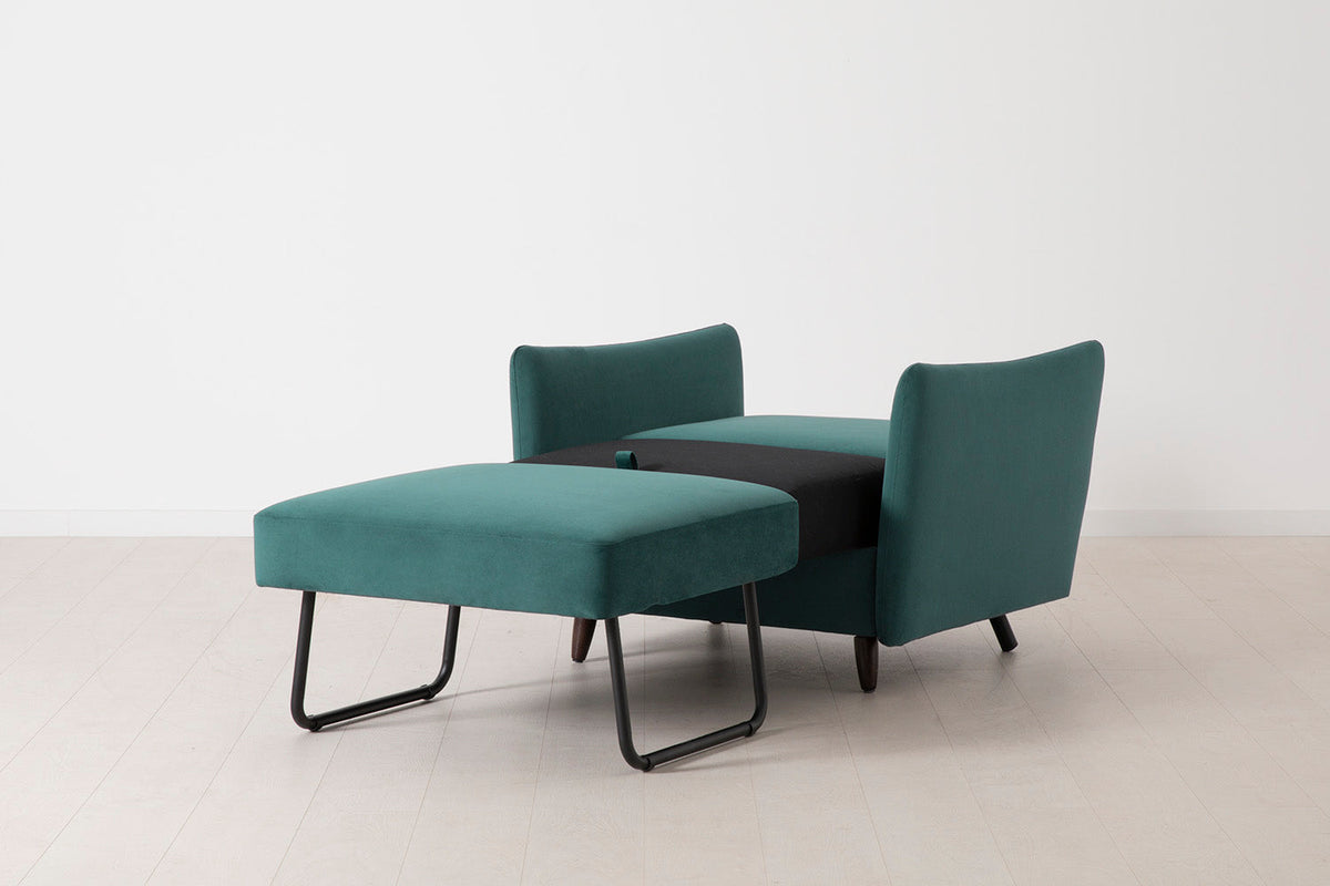 Model 08 Schlafsessel, Eisvogelblau