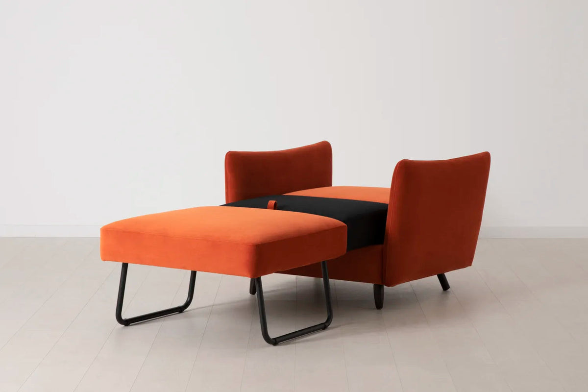 Model 08 Schlafsessel, Paprikarot