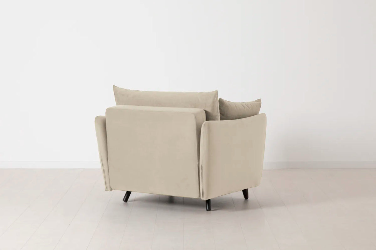 Model 08 Schlafsessel, Knochenweiß