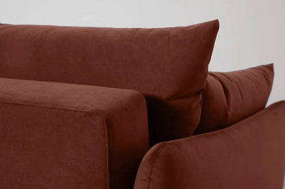 Model 08 Chair Bed Single Sofa Bed, Brick