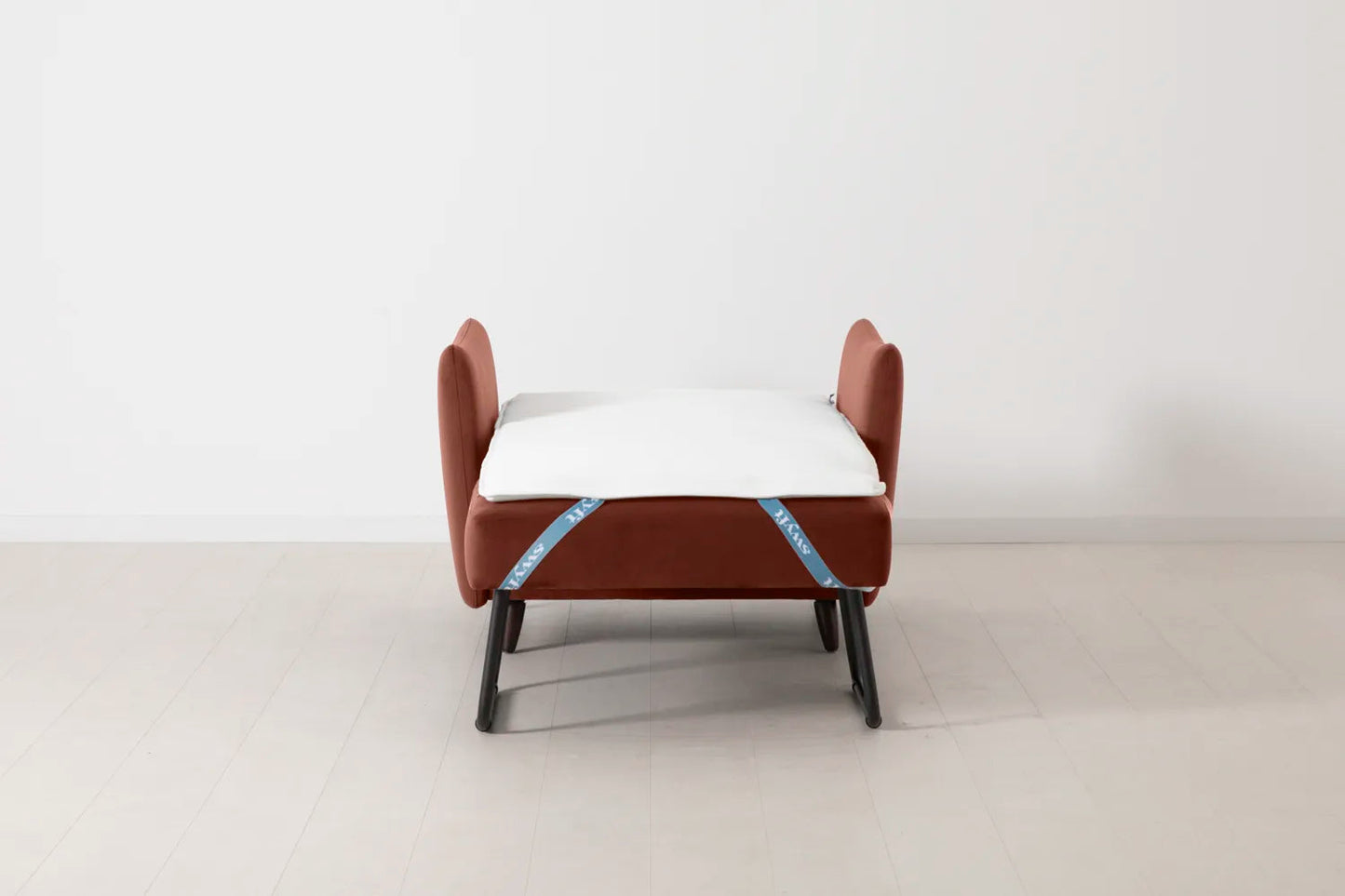 Model 08 Chair Bed Single Sofa Bed, Brick
