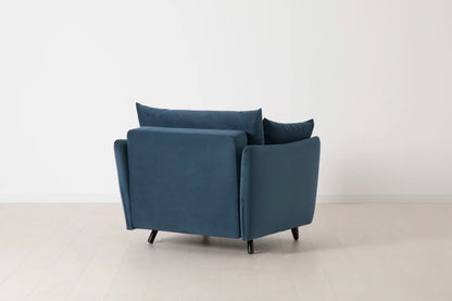 Model 08 Schlafsessel, Blaugrün