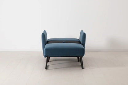 Model 08 Schlafsessel, Blaugrün