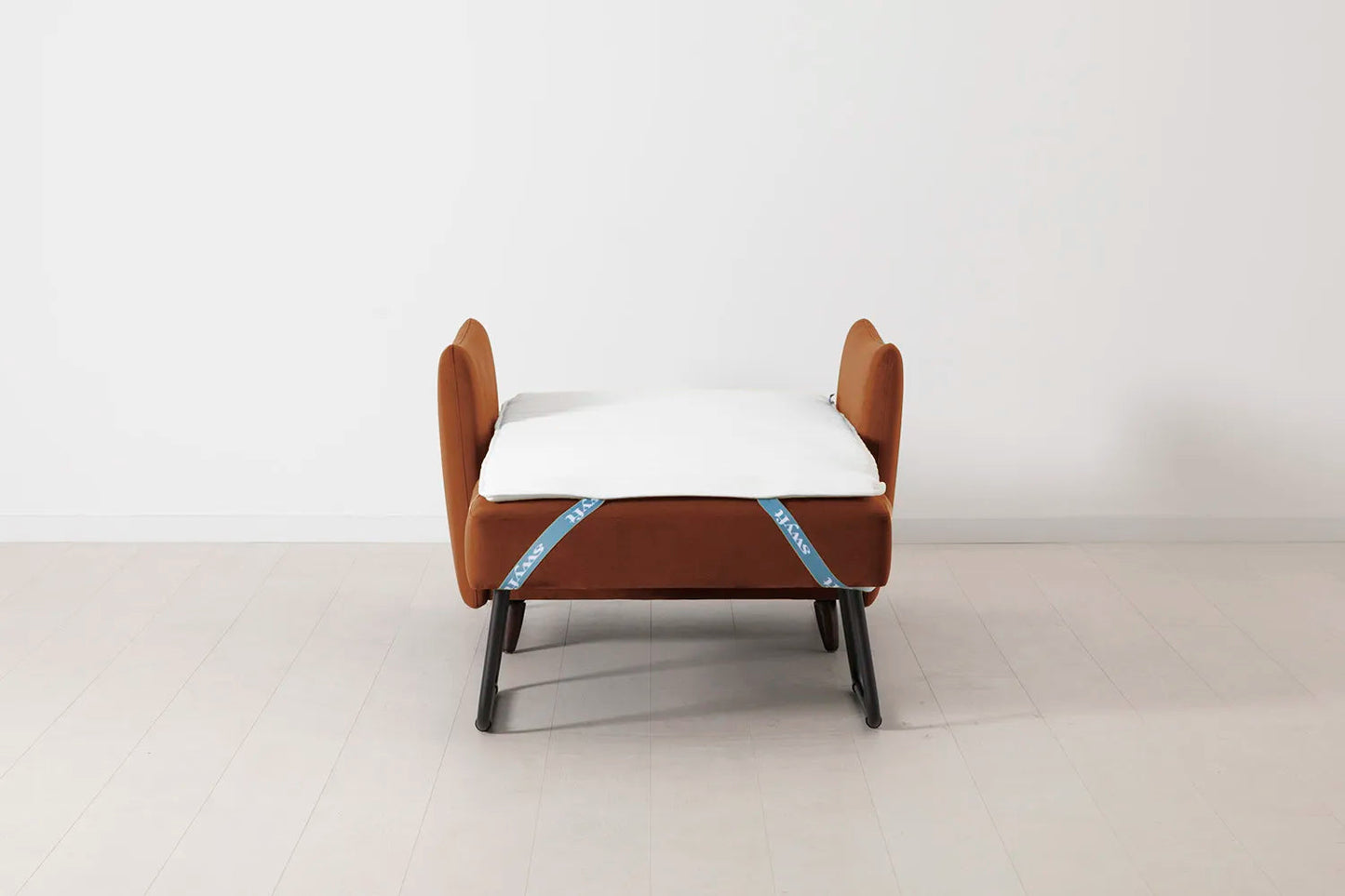 Model 08 Chair Bed Single Sofa Bed, Umber