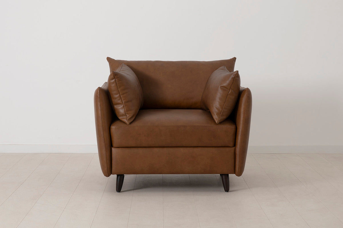 Model 08 Chair Bed Single Sofa Bed, Maple