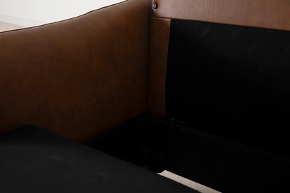 Model 08 Chair Bed Single Sofa Bed, Maple