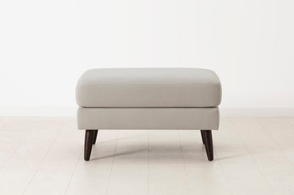 Polsterhocker Model 08, Knochenweiß